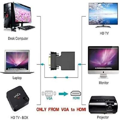 VGA (M) To HDMI (F) Converter With Audio for PC, Monitor HDTV Laptop, Projector - Image 4