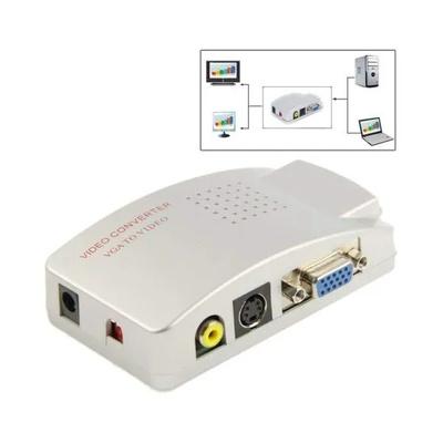 VGA To PAL ( VGA to AV) Media Streaming Device (Silver) - Image 2