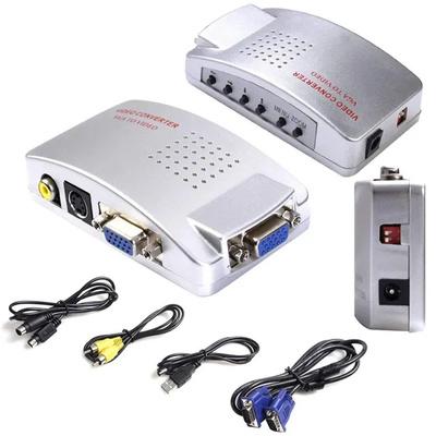 VGA To PAL ( VGA to AV) Media Streaming Device (Silver) - Image 3