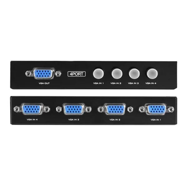 VGA Video Switch with Button for PS4, PC, TV, Projector, Monitor - Image 4