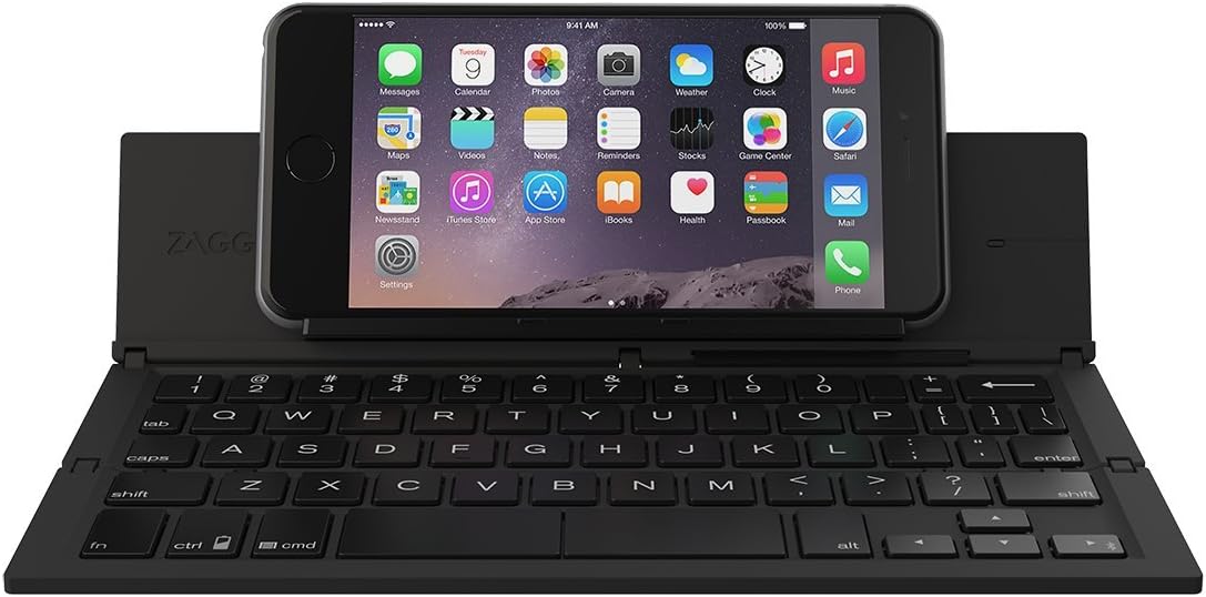 Zagg Pocket Wireless Handheld Tablet Keyboard Compatible with Desktop, Laptop, Mac - Image 3