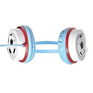 iFrogz IFLTRC-FB0 ILittle Rockers Costume Headphones - Red/Blue - Image 3
