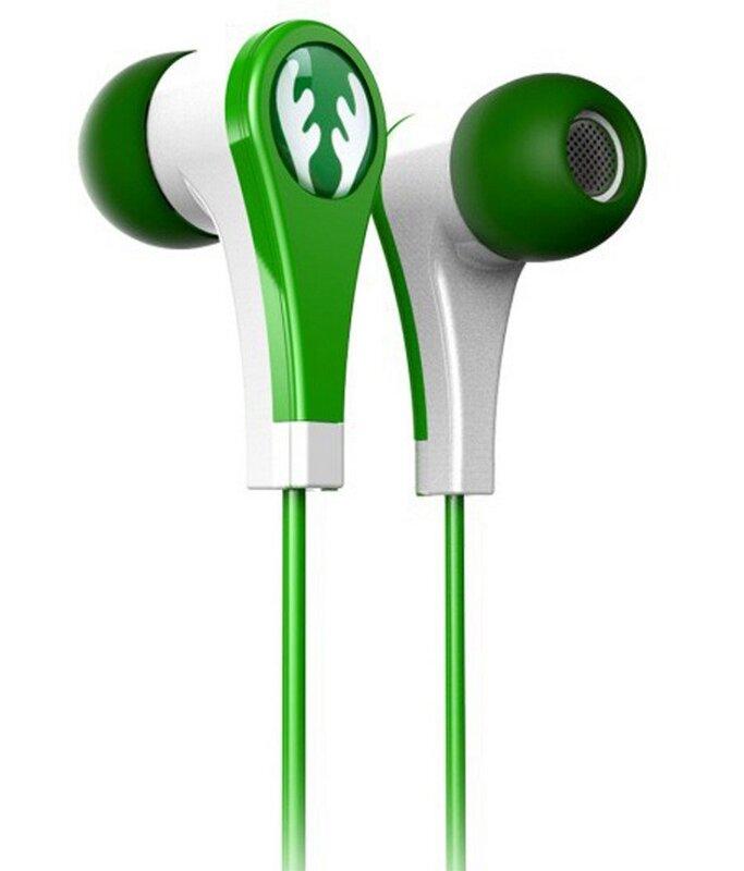 iFrogz (IF-ANE-DER) Wired Earbuds – Safe Volume Limiting, In-Ear Design, Tangle-Free Cable, Comfortable Fit for Kids and Adults – Green